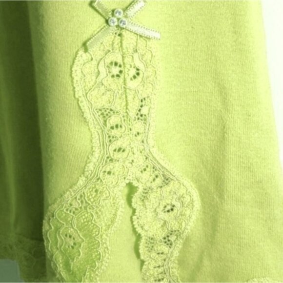 ⭐HOST PICK- La Senza Lingerie Slip Dress with slit- Bright Green - Picture 4 of 9